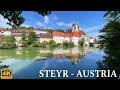 Steyr Austria , Walking Tour 4K UHD