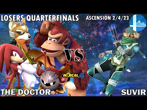 "Ascension 2/4/23" - The Doctor (DK/Knux/Fox/MK) v. Suvir (Sheik) - Losers Quarters