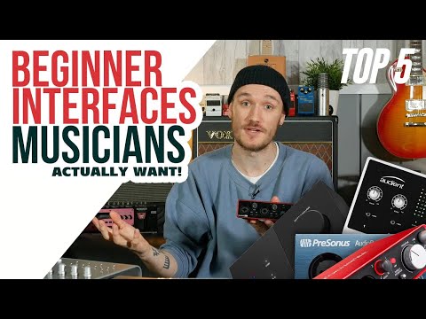 Beginner Audio Interfaces - Musicians Actually Want | TOP 5