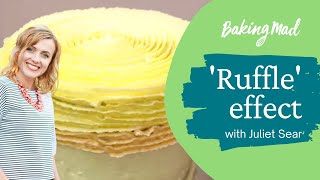 How to create a ruffle effect using buttercream