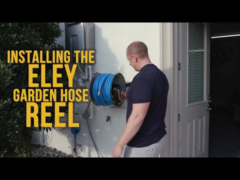 Installation der Eley Gartenschlauchaufroller – Der beste Gartenschlauchaufroller