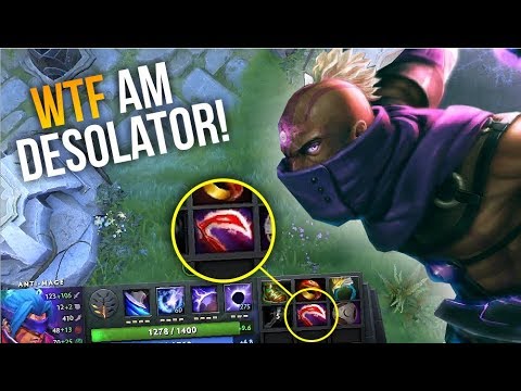 META or FOOL? - Anti Mage Desolator Crazy Build by Ahjit | Dota 2