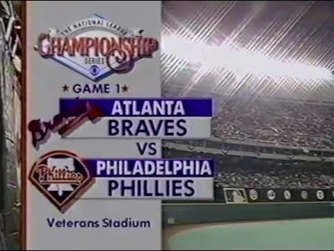 October 6th, 1993 - NCLS Game 1 - Braves vs Phillies