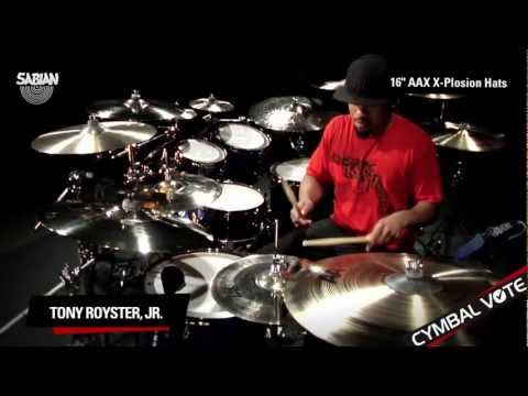 CYMBAL VOTE - Tony Royster Jr Demo's the 16" AAX X-Plosion Hats