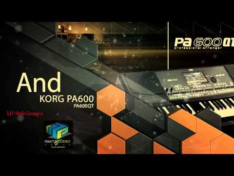 Korg Pa3x Pa900 Pa600QT Liv Style