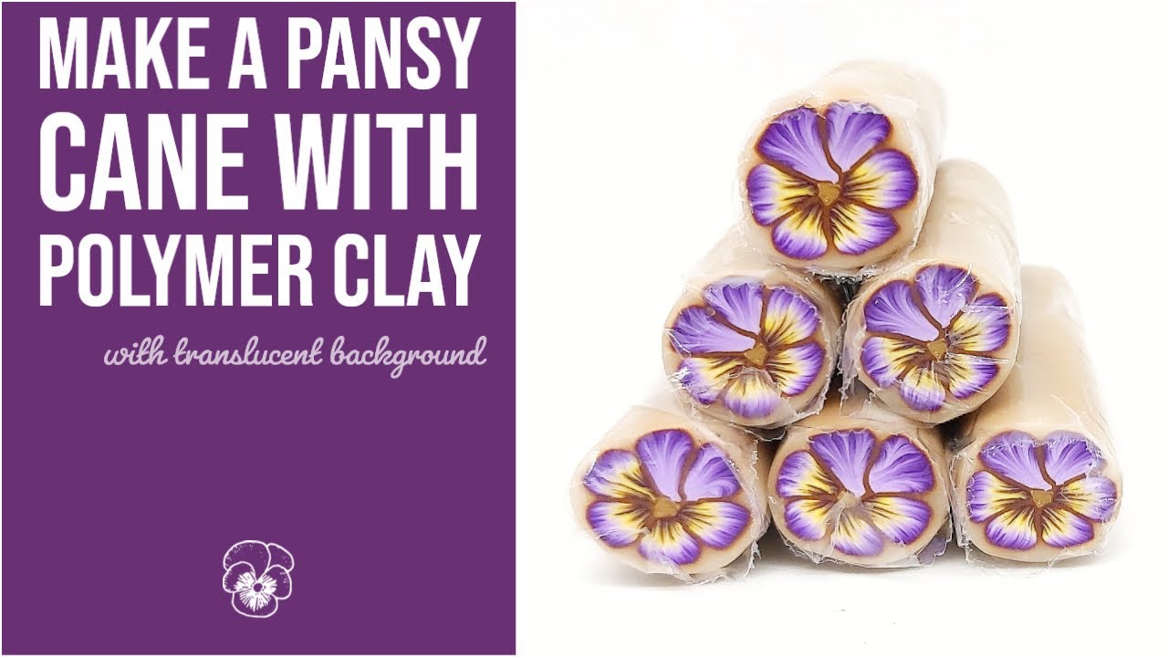Make a Polymer Clay Pansy Cane