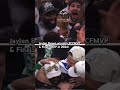 Jaylen Brown winning Eastern Conference Finals MVP and the Finals MVP in 2024! #nbafinals #celtics