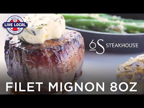 Trying Chef's New Menu Items at 6S Steakhouse | HAMACHI CRUDO | AHI TUNA SASHIMI | FILET MIGNON 8OZ