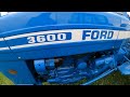 1977 Ford 3600 2 9 Litre 3 Cyl Diesel Tractor 48 HP Kelsall Steam Vintage Rally 2025