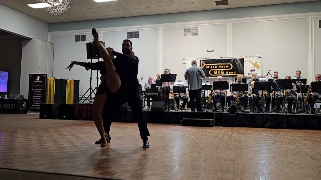 Professional Show by Paul & Alina at Fall Fling with the Hilton Head Big Band