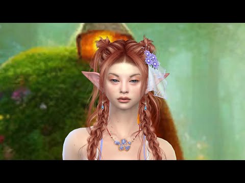 sims 4 high detail download redhead female Liriel Aldmeri by Bonita100 Cas Video Preview