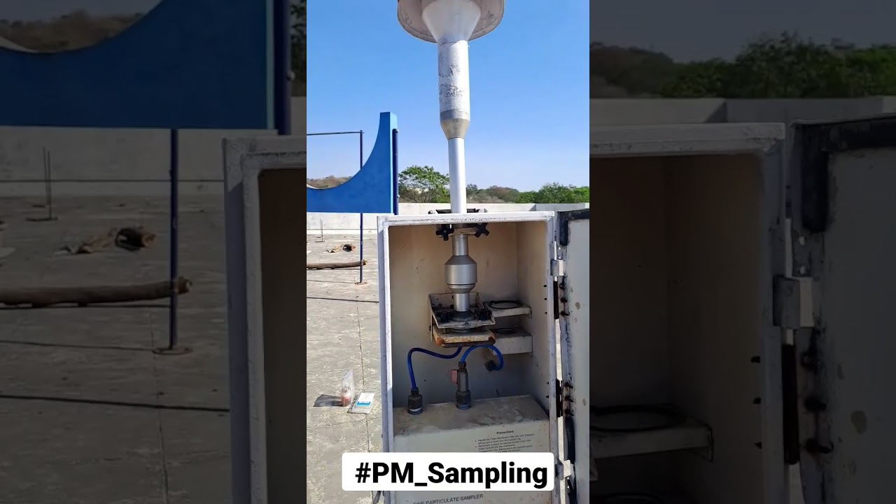 Particulate matter sampler #environmentalscience #sppu #puneuniversity