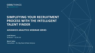 Webinar - Simplify your recruitment process with the Intelligent Talent Finder