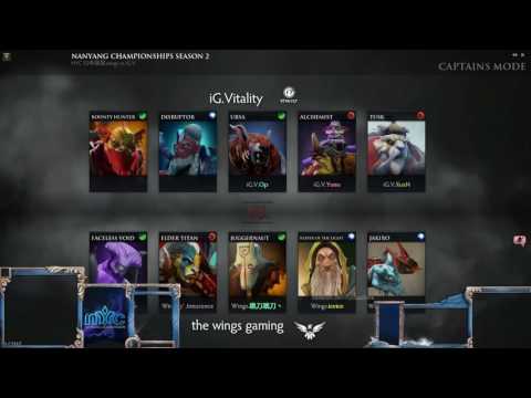 iG.Vitality vs Wings Game 1 - NYC 2016 China - Xyclopz