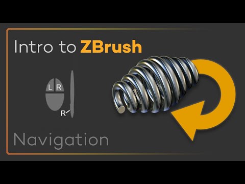 Intro to Zbrush 002 -  Navigation! Standard, Classic, Right Click, Snapping, Framing, and more!