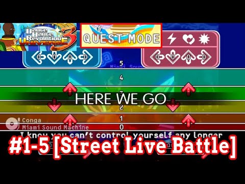 【DDR UNIVERSE 3】 QUEST MODE #1-5 [STREET LIVE BATTLE]