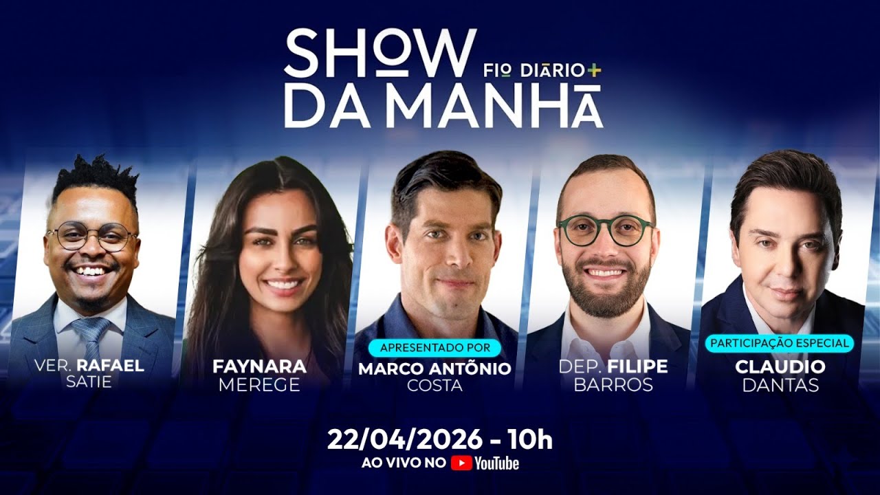 SHOW DA MANHÃ - A RESPOSTA DE ZEMA AO STF - LULA PROVOCA TRUMP - 22/04/2026