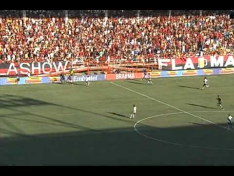 Resende 1 X 3 Flamengo  18/02/2012 - Gol de Negueba