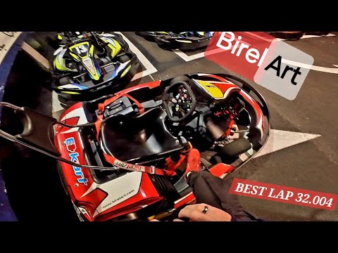 E - Birel Art al Planet Kart di Piancamuno! 8 minuti da panico!! 32.004 record personale