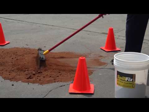 image-What is the best way to clean up spilled gasoline?
