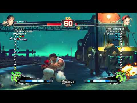 SSF4 AE 2012: theTexanExpat (Cammy) vs ALLIN85 (Ryu) - Endless (First to 5) - True HD - Prt.1