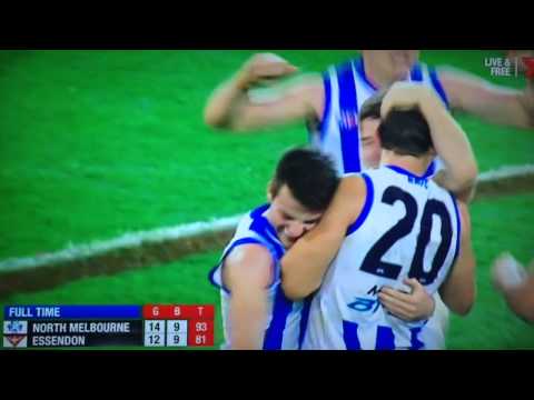 Last 41 seconds North Melbourne vs Essendon Second Elimination Final 2014
