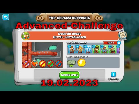 Top-Herausforderung 19.02.2023 | bloonstd6 - Advanced Challenge The drip brick