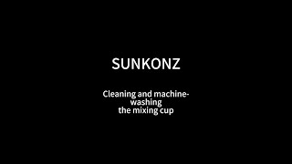Cleaning and machine-washing the mixing cup