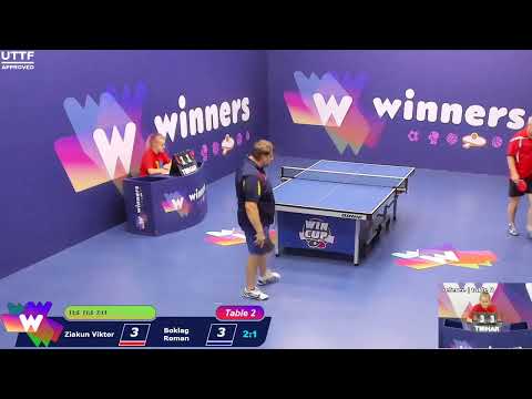 WINners CUP table 2  16.10 Ziakun Viktor - Boklag Roman 19:45