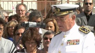 preview picture of video 'Homenagem e inauguração do Monumento aos marinheiros de Benquerença'