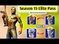 Free Fire Season 15 Elite Pass Full Details || 4 Elemental Costume Review || Trick to Get Hat Tokens