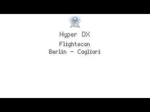 FM Flightscan Berlin - Cagliari - FM Radio on plane!