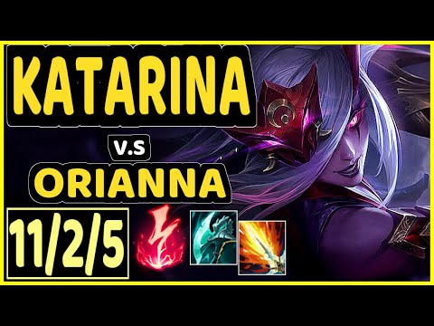 POWEROFEVIL (KATARINA) vs ORIANNA - 11/2/5 KDA MID GAMEPLAY - EUW Ranked MASTER