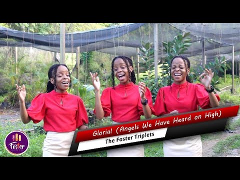 The Foster Triplets || Gloria (Angels We Have Heard on High)