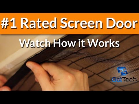 Magnetic Screen Door Magic Mesh Screen Doors Retractable