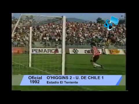 O'Higgins 2-1 U. DE CHILE. 30° Fecha, T. Nacional 1992