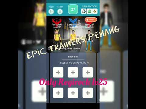 3 Trainers REGIROCK lv25 Vs Moltres - Epic Trainers Penang