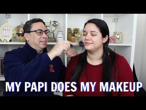 MY PAPI DOES MY MAKEUP | XOCHITL CARMONA Video