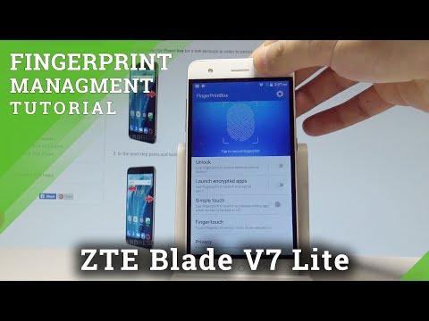How to Add Fingerprint in ZTE Blade V7 Lite |HardReset.info