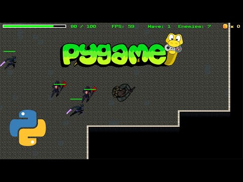 Pygame Top Down Shooter Tutorial in Python #1 – Setup & Player Movement