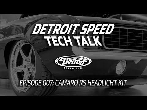 1968-69 Camaro Electric RS Headlight Kit - Detroit Speed Tech Talk Ep. 007