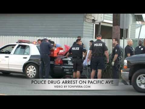 Police Drug  Arrest on Pacific ave 11/01/10 430 pm