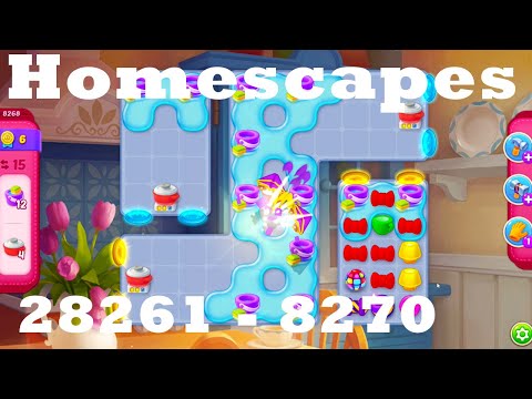 Homescapes Level 8261 - 8270 HD Walkthrough | 3 - match game | gameplay | android | ios | pc | app