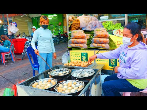 Coconut Rice Pancake, Spring Roll, Rice Noodle, Noodle Soup, Meatballs & More - Best Street Food
