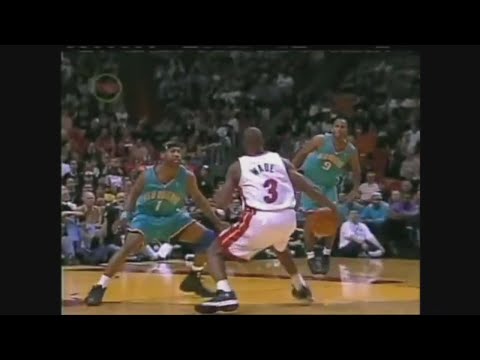 Dwyane Wade 12 Points 7 Ast Vs. NO Hornets, 2004 Playoffs Game 7.