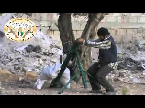 استهداف كتيبة الحسن بقذائف الهاون مواقع قوات النظام على طريق مطار دمشق الدولي من جهة بلدة عقربا في ريف دمشق