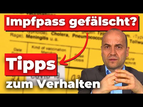 Strafanzeige wegen gefälschtem Impfpass - DAS musst du tun!