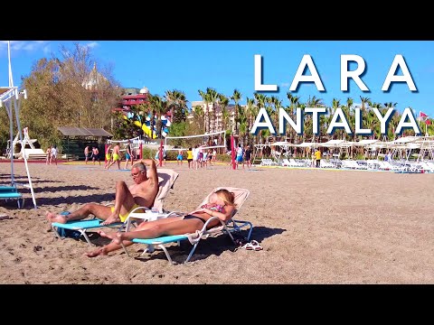 Antalya LARA walking along city & beach #turkey #antalya #lara