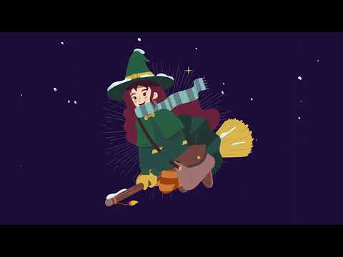 Luftseilbahn Dallenwil Wirzweli, Hexe Winter Sommer Animation