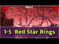 Sonic Frontiers - 1-5 All Red Star Rings